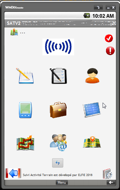 Application ELFIE sur smartphone